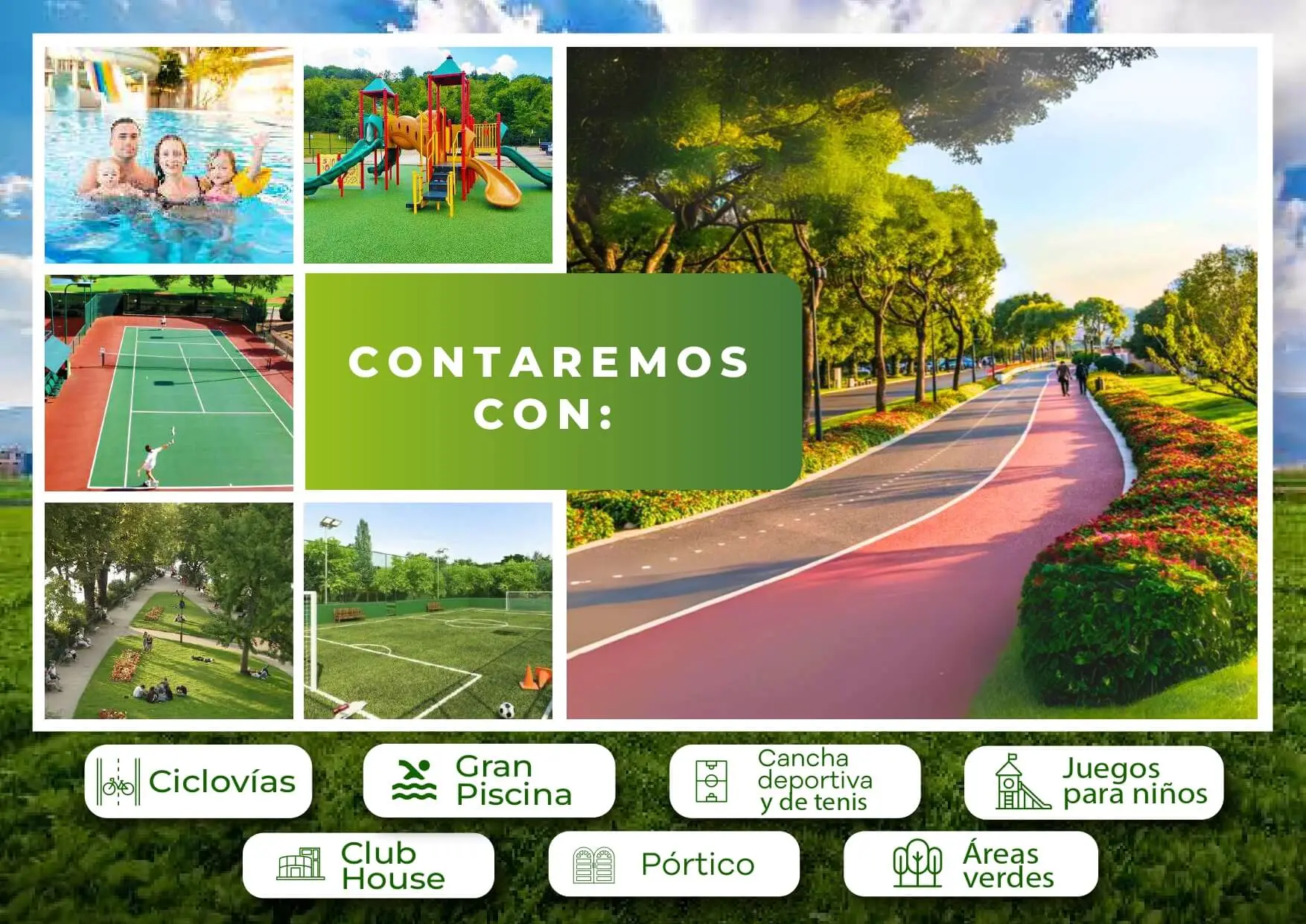 Praderas Costa Azul - Áreas verdes